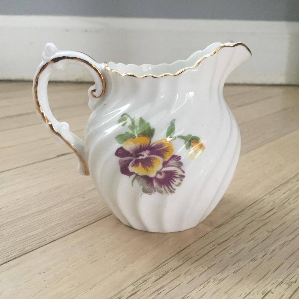 VTG porcelain Creamer Milk Serving Pitcher